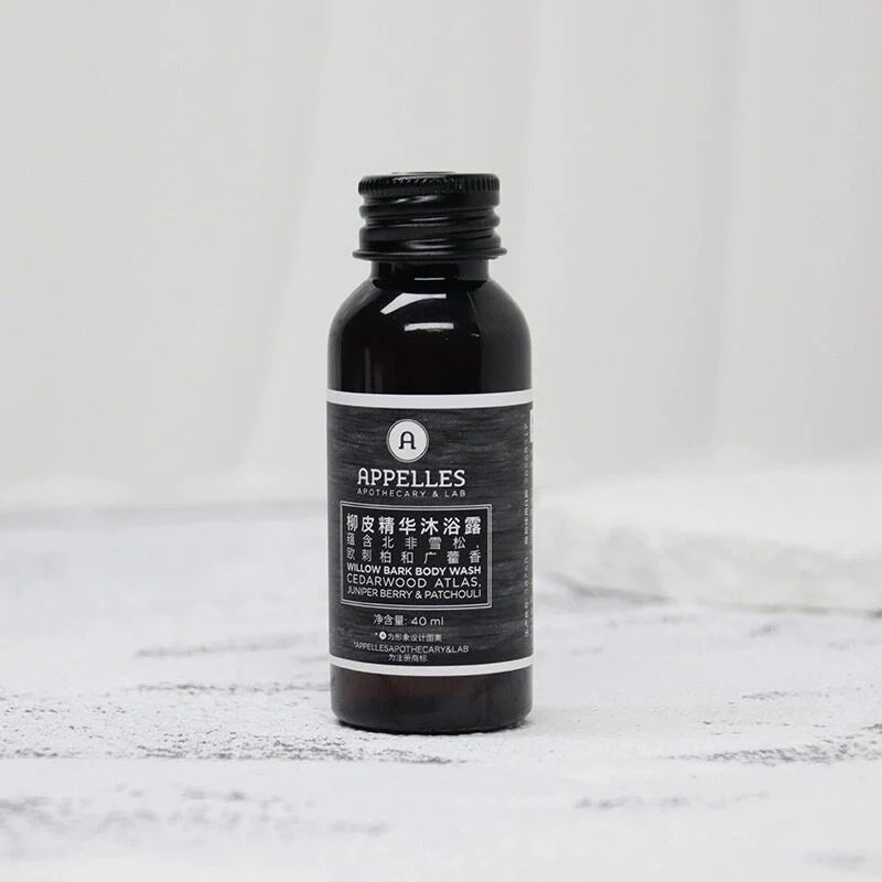 APPELLES Willow Bark Shower Gel 40ML Set of 4
