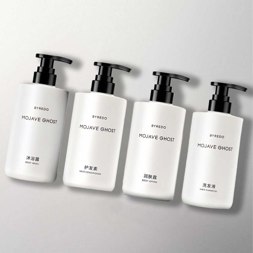 Conrad Hotel Shampoo & Shower Gel & Conditioner & Body Lotion Bundle 450ML Each | BYREDO MOJAVE GHOST