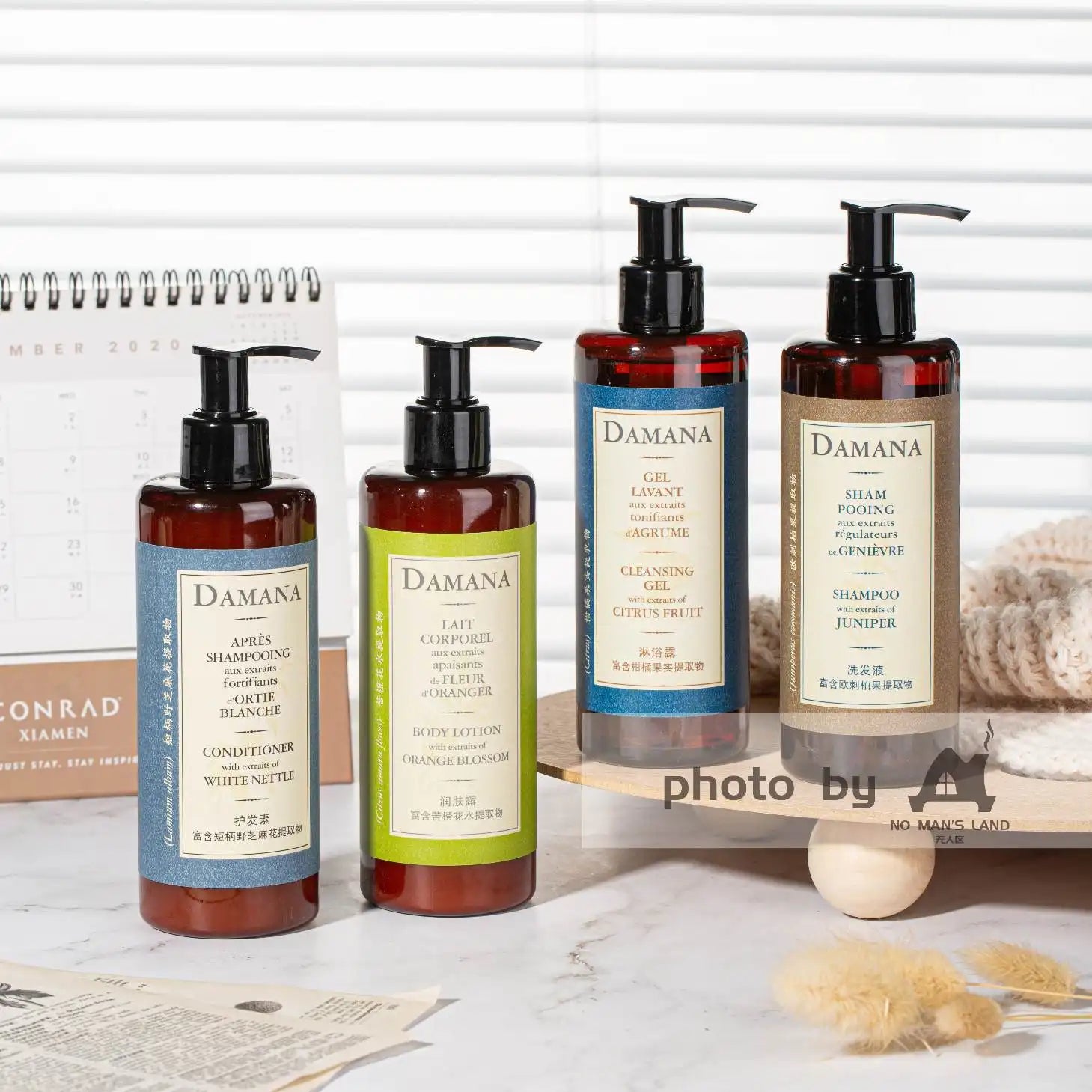 Empark Grand Hotel Shampoo or Conditioner or Shower Gel or Body Lotion 300ML | DAMANA Earth & Sun