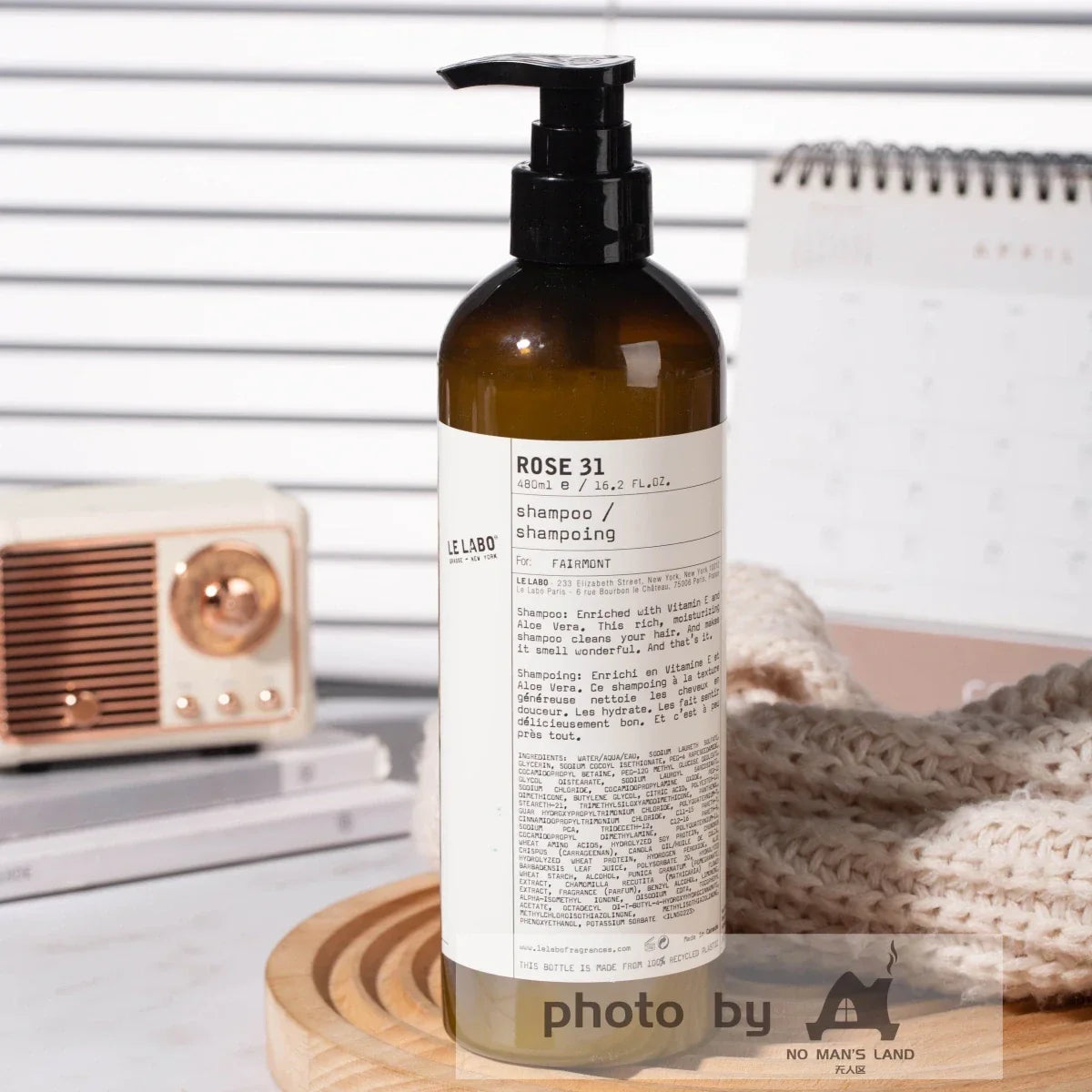 Fairmont Hotel Shampoo or Shower Gel or Conditioner or Body Lotion 480ML | LE LABO ROSE31