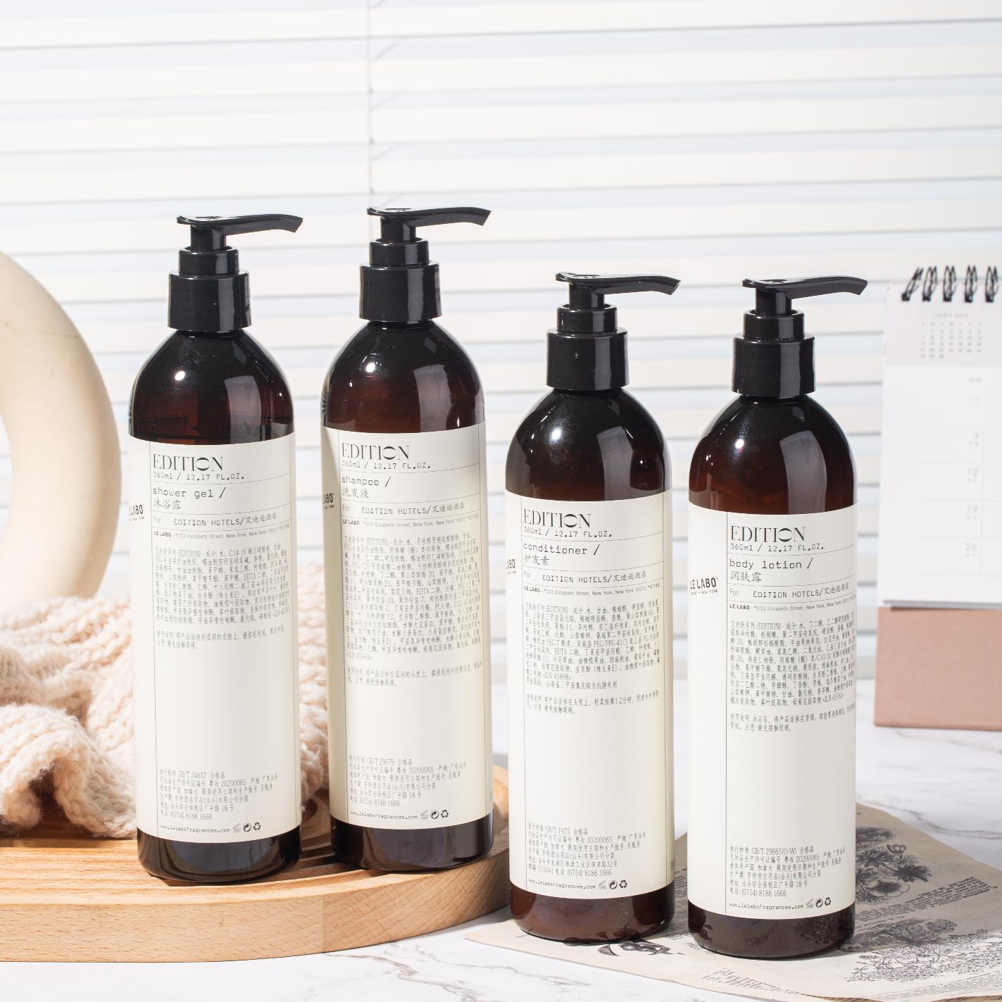 EDITION Hotel Shampoo & Conditioner & Body Lotion & Shower Gel 360ML | LE LABO EDITION