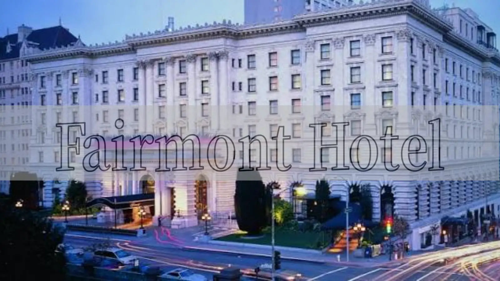 Fairmont Hotel Toiletries