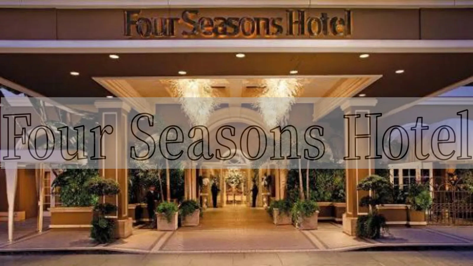 Four Seasons Hotel Toiletries