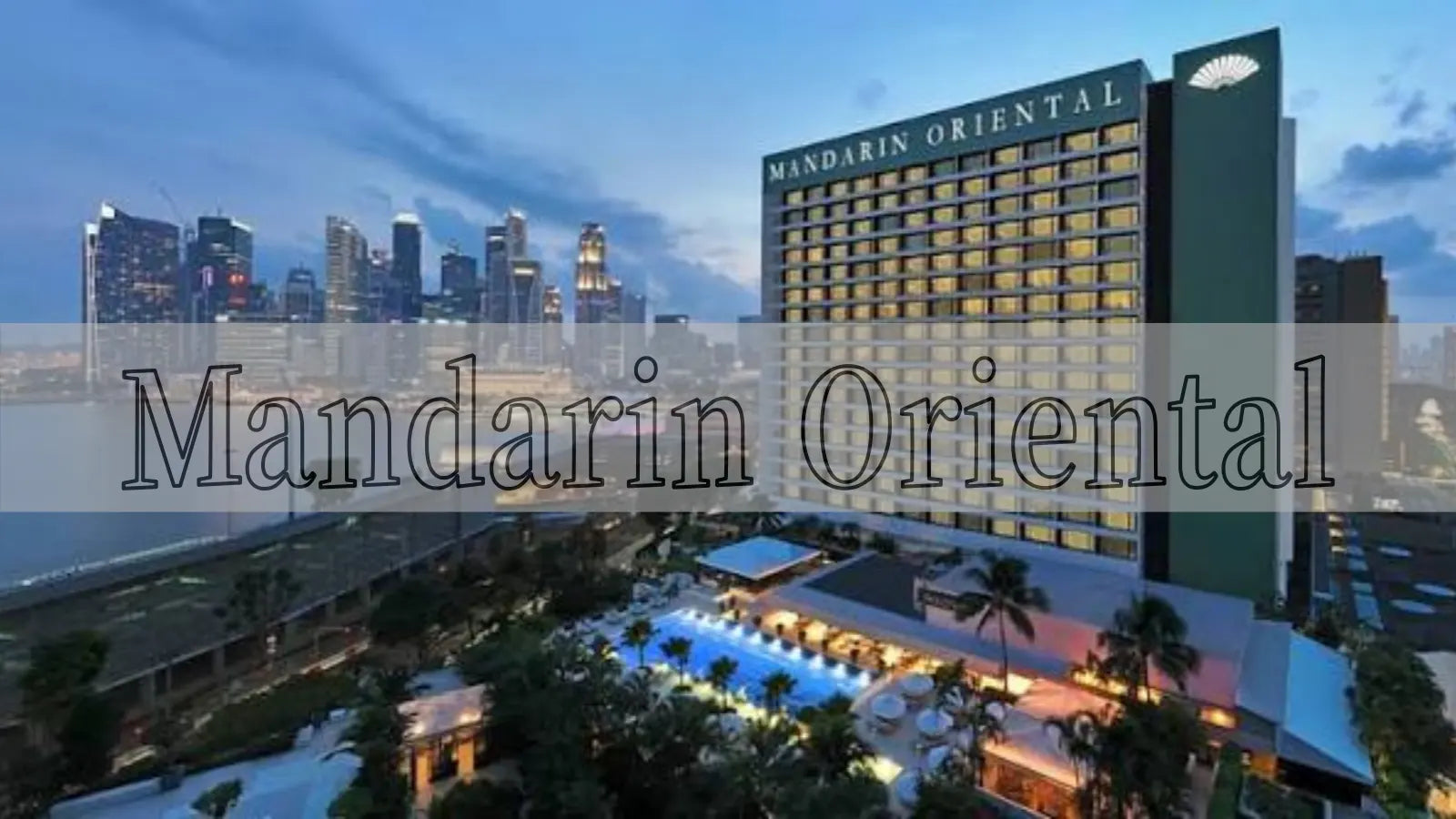 Mandarin Oriental Toiletries