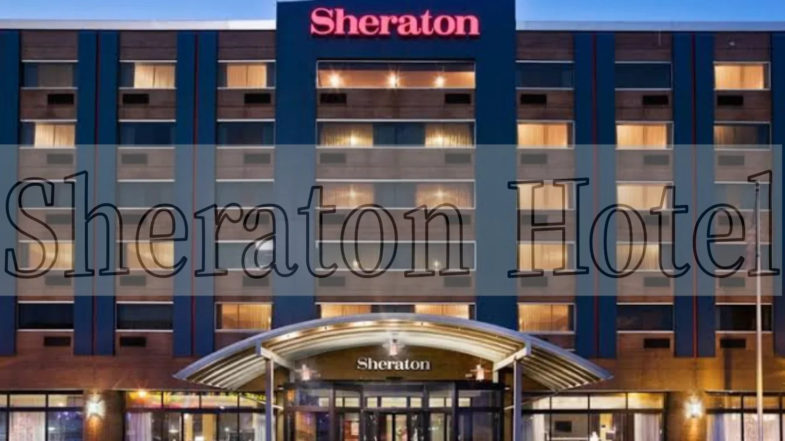 Sheraton Hotel Toiletries