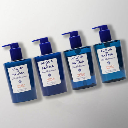 ACQUA DI PARMA MEDITERRANEO Shampoo &amp; Conditioner &amp; Body Lotion &amp; Shower Gel Bundle 300ML Each