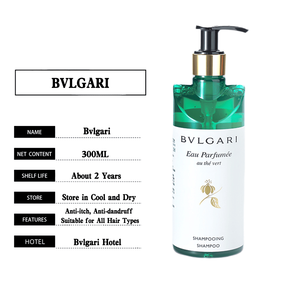 BVLGARI Green Tea Shampoo or Conditioner or Body Lotion or Shower Gel or Hand Wash or Hand Lotion 300ML