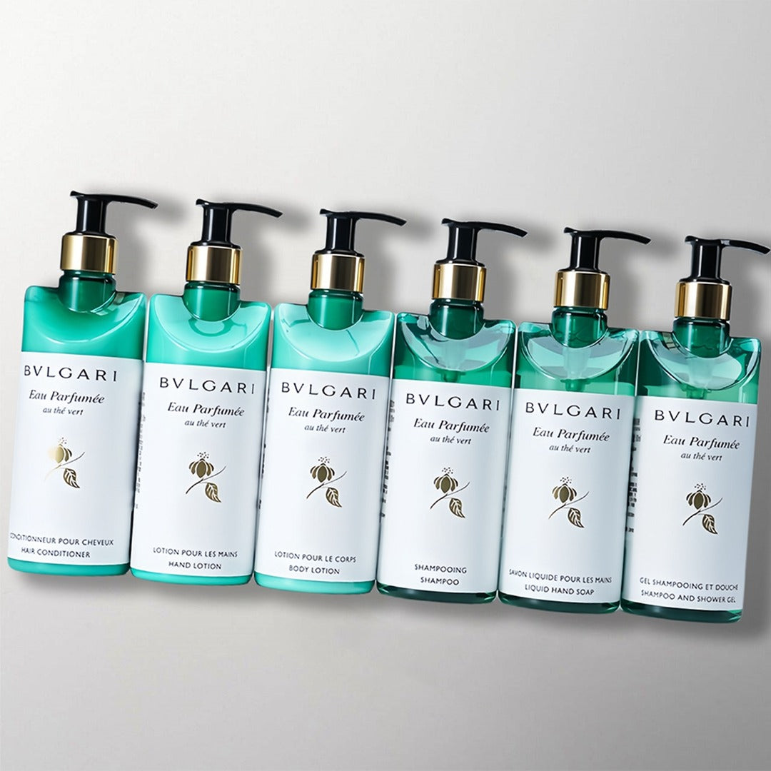Bvlgari Hotel Green Tea Shampoo or Conditioner or Body Lotion or Shower Gel or Hand Wash &amp; Hand Lotion 300ML | BVLGARI