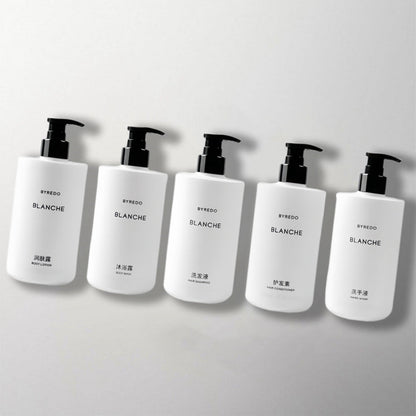 BYREDO BLANCHE Shampoo &amp; Conditioner &amp; Body Lotion &amp; Shower Gel &amp; Hand Wash Bundle 450ML Each