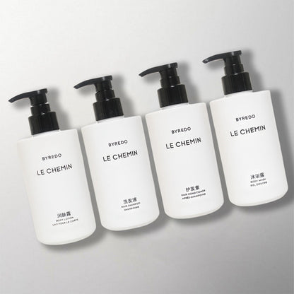 BYREDO LE CHEMIN Shampoo &amp; Shower Gel &amp; Conditioner &amp; Body Lotion Bundle 300ML Each