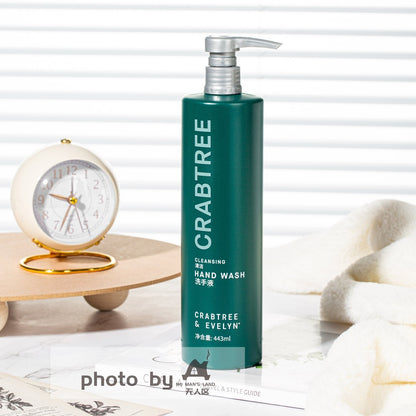 Hilton Hotel Shampoo &amp; Conditioner &amp; Body Lotion &amp; Shower Gel &amp; Hand Wash 443ML | CRABTREE &amp; EVELYN