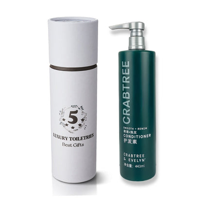 Hilton Hotel Shampoo &amp; Conditioner &amp; Body Lotion &amp; Shower Gel &amp; Hand Wash 443ML | CRABTREE &amp; EVELYN