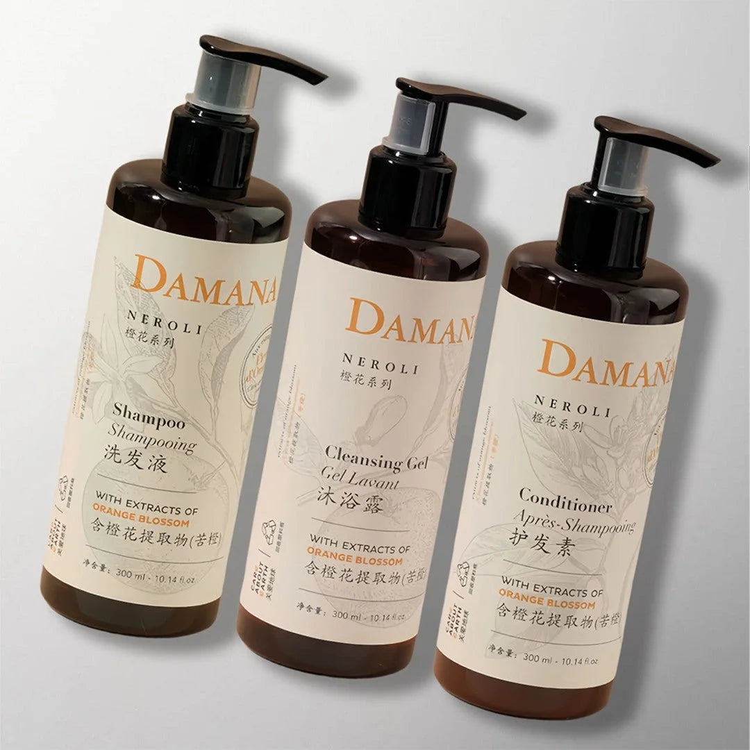 Empark Grand Hotel Shampoo or Conditioner or Shower Gel 300ML | DAMANA NEROLI