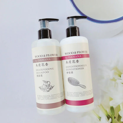 DAMANA Wood Flower Shampoo or Conditioner or Shower Gel or Body Lotion or Hand Wash 300ML