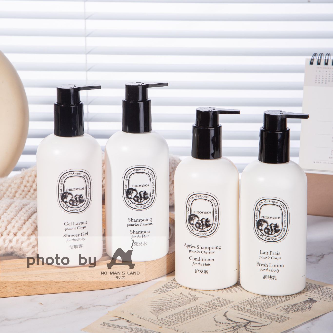 The Ritz-Carlton Shampoo &amp; Conditioner &amp; Body Lotion &amp; Shower Gel 300ML | DIPTYQUE PHILOSYKOS