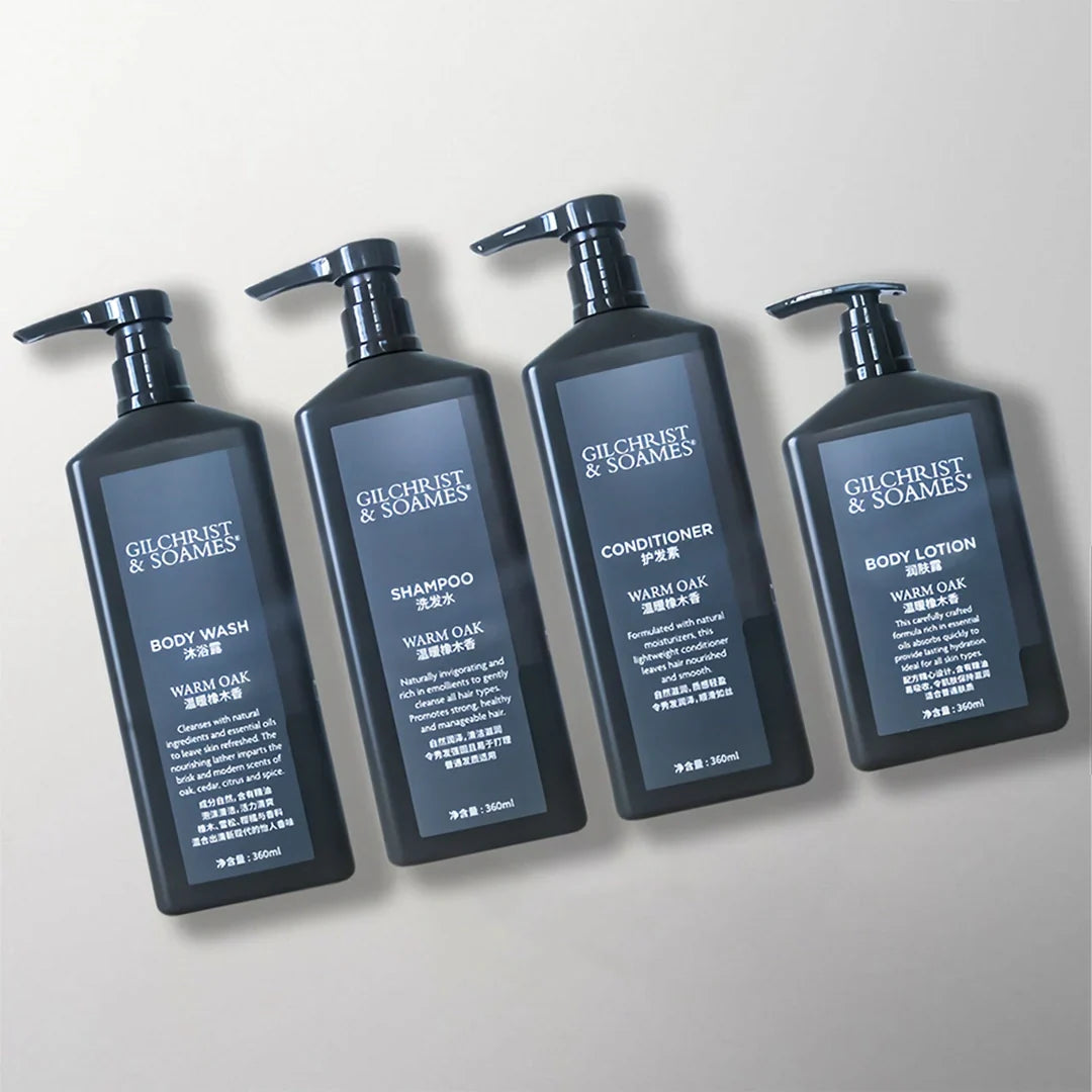 Sheraton Hotel Shampoo &amp; Conditioner &amp; Shower Gel &amp; Body Lotion 360ML | GILCHRIST &amp; SOAMES
