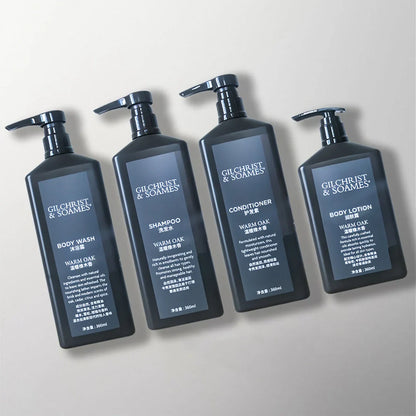 Sheraton Hotel Shampoo &amp; Conditioner &amp; Shower Gel &amp; Body Lotion 360ML | GILCHRIST &amp; SOAMES