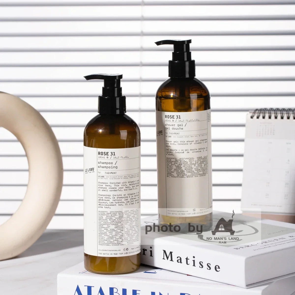 Fairmont Hotel Shampoo or Shower Gel or Conditioner or Body Lotion 480ML | LE LABO ROSE31