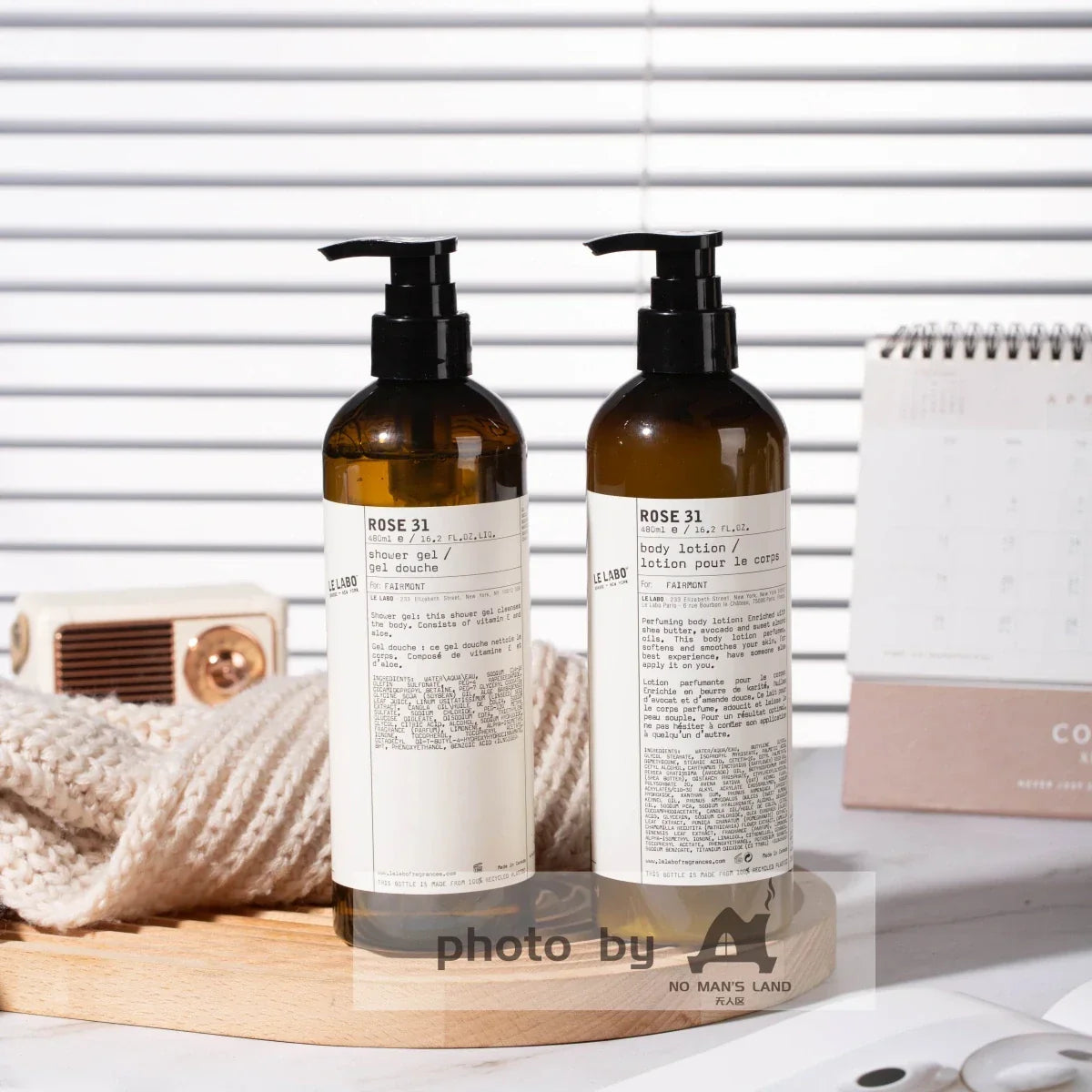 Fairmont Hotel Shampoo or Shower Gel or Conditioner or Body Lotion 480ML | LE LABO ROSE31