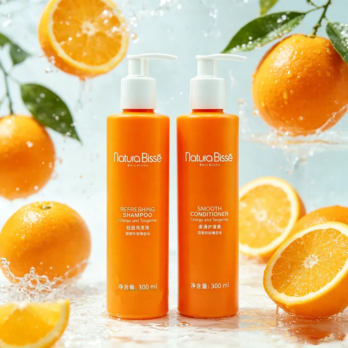 Natura Bisse Shampoo or Shower Gel or Conditioner or Body Lotion or Hand Wash Orange Scent 300ML