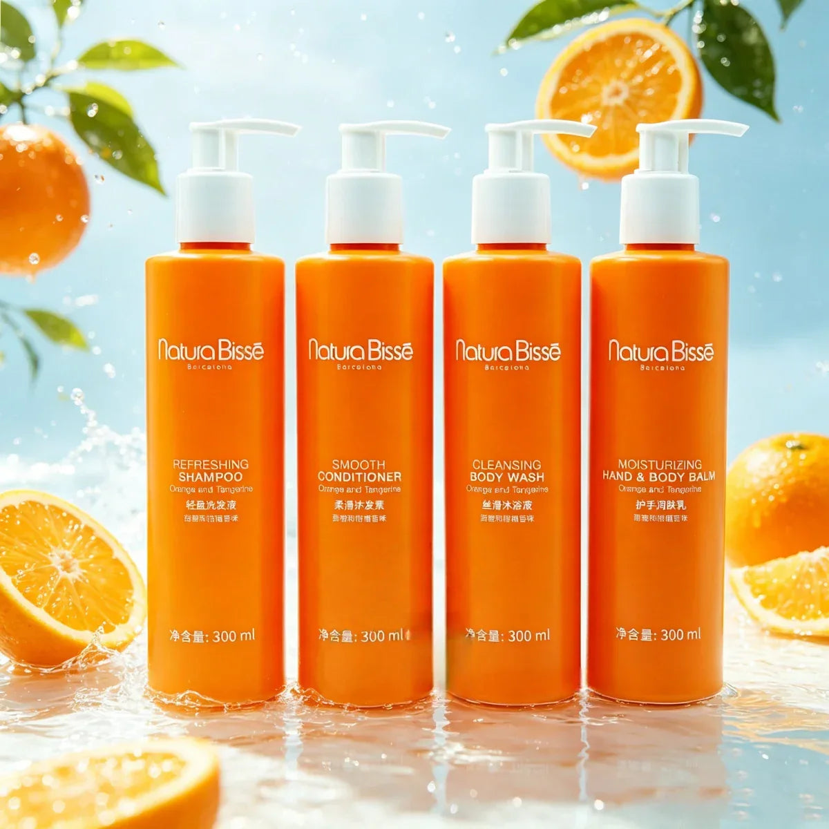 Four Seasons Hotel Shampoo or Shower Gel or Conditioner or Body Lotion or Hand Wash 300ML | Natura Bisse Orange Scent